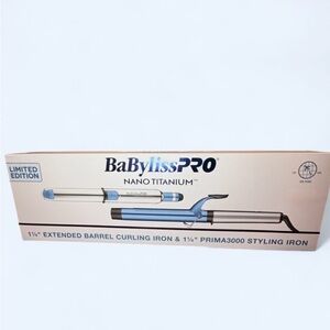 BaByliss Nano Titanium Curling Iron & Flat Iron